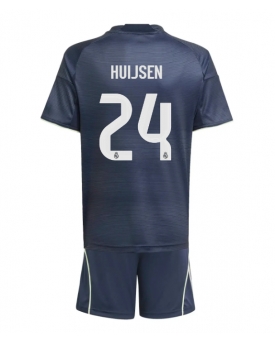 Real Madrid Dean Huijsen #24 Maglia Gara Trasferta Repliche 2025-26 Bambino Maniche Corte